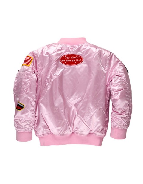 Куртка Пилот Kids Pink MA-1 Bomber Jacket
