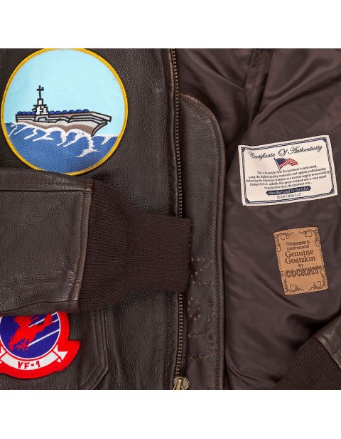 Куртка Пилот "Movie Heroes"© Top Gun Navy G-1 Jacket