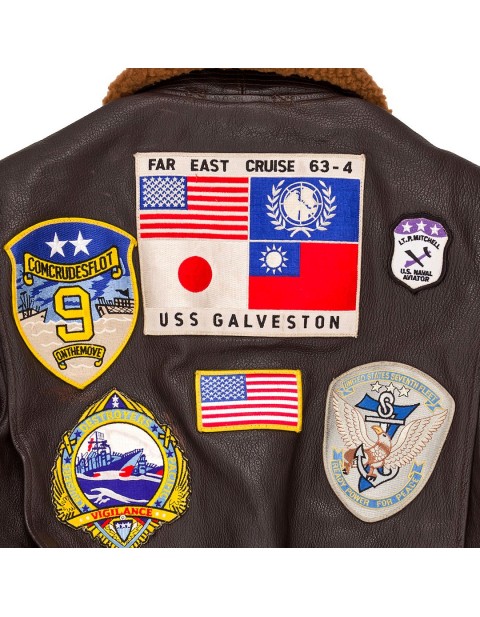 Куртка Пилот "Movie Heroes"© Top Gun Navy G-1 Jacket (LONG)