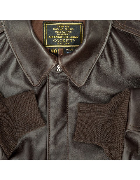 КУРТКА ПИЛОТ WWII Government Issue A-2 Jacket (Long)