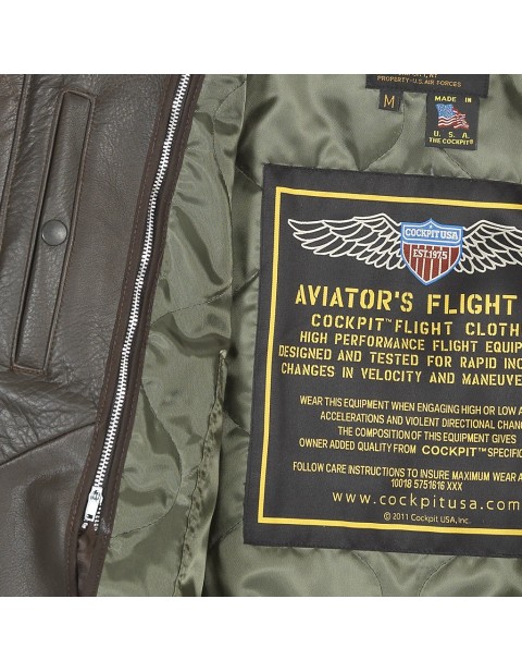 Куртка Пилот B-15 Leather Flight Jacket