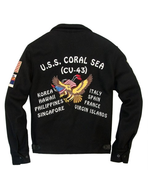 Куртка Пилот U.S.S. Coral Sea Tribute Deck Jacket