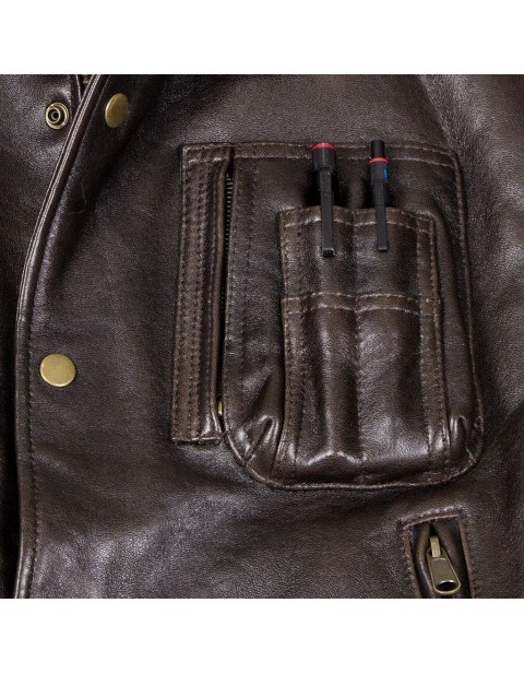 КУРТКА ПИЛОТ The Stearman Leather Vest (Imported)